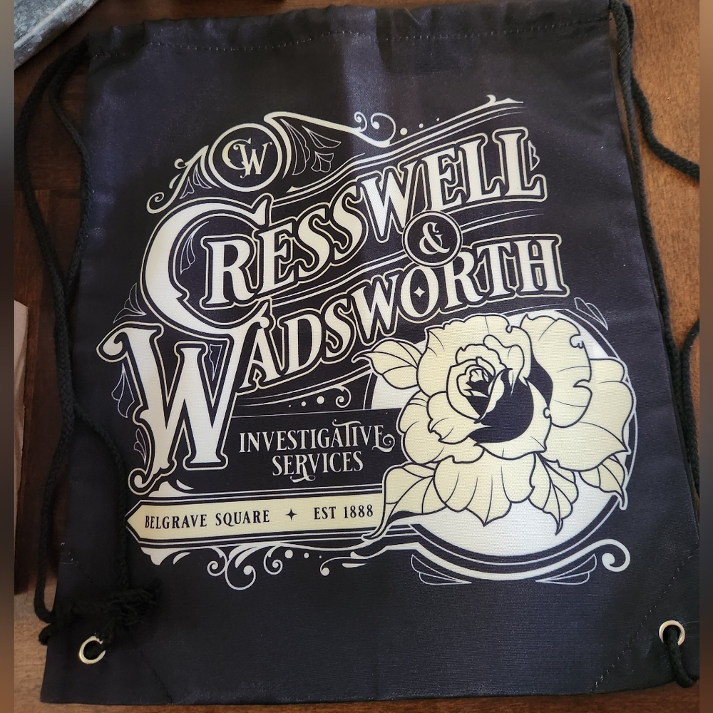 Stalking Jack the Ripper Drawstring Bag